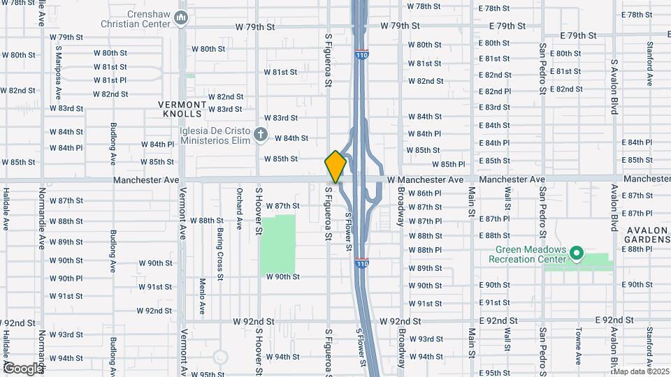 8616 Figueroa Street Mapa y Detalles de la Ubicación