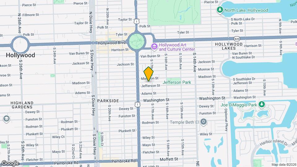 1715 Jefferson St Map and Location Details