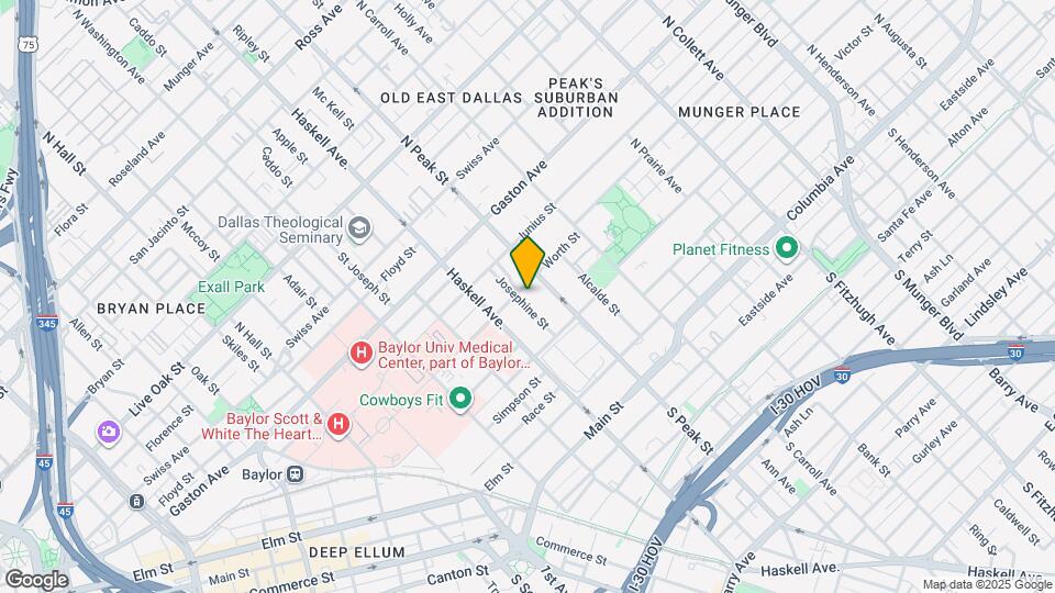 552 Josephine St Map and Location Details