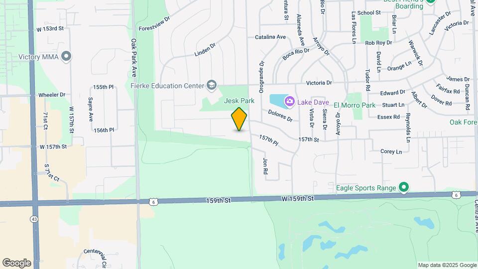 6413 Country Ridge Dr Map and Location Details