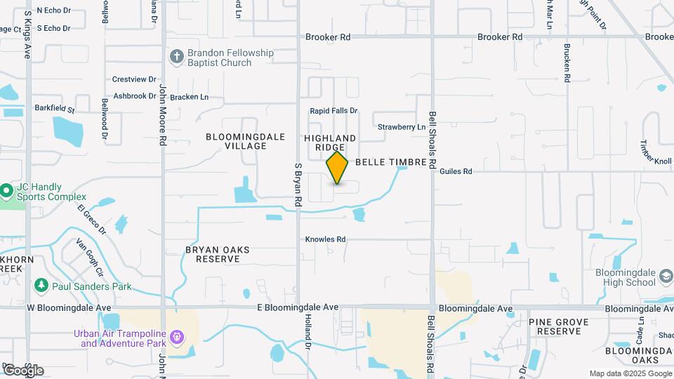 553 Oak Creek Dr Map and Location Details