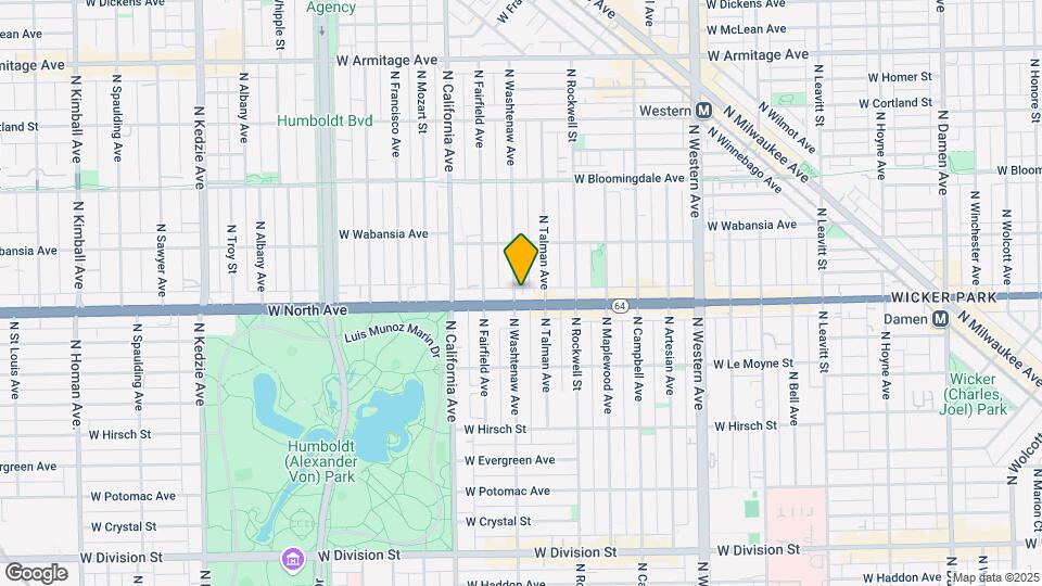 2656 W North Ave Map and Location Details