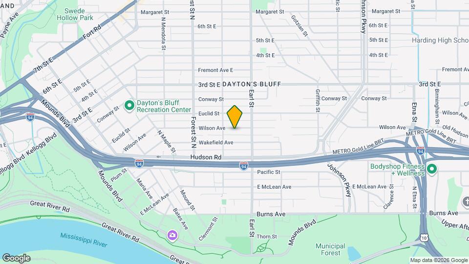 1020 Wilson Ave Map and Location Details