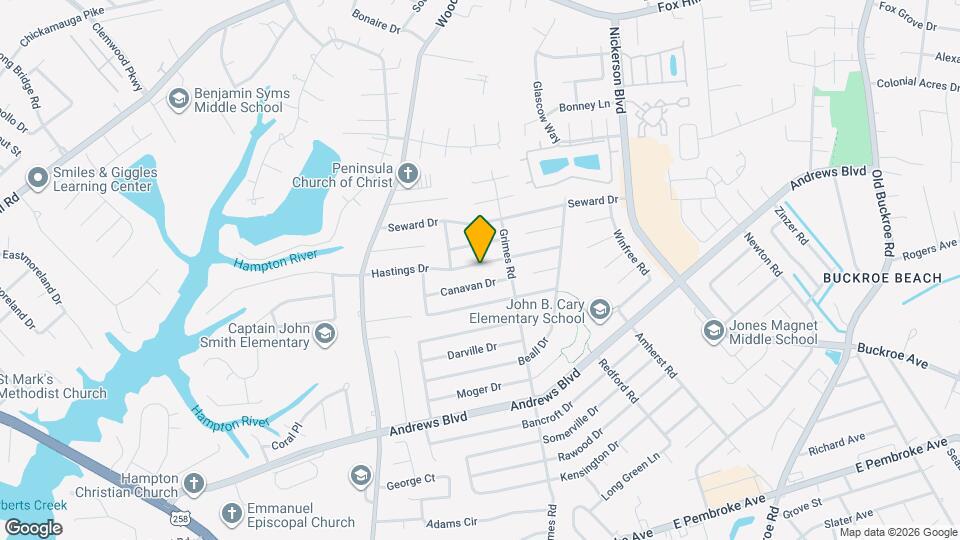 1512 Hastings Dr Map and Location Details