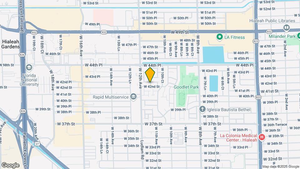 4202 W 10th Ln Map and Location Details