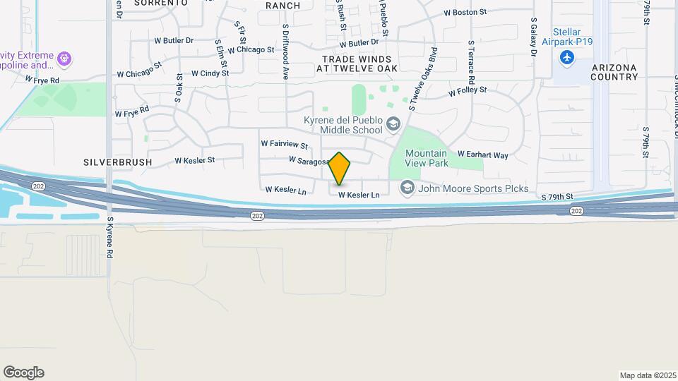 5222 W Kesler Ln Map and Location Details