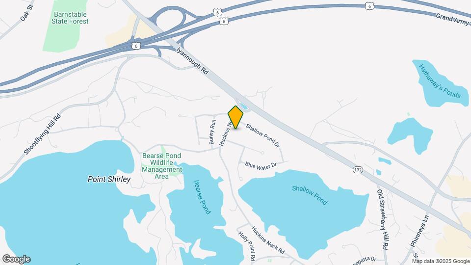 578 Huckins Neck Rd Map and Location Details