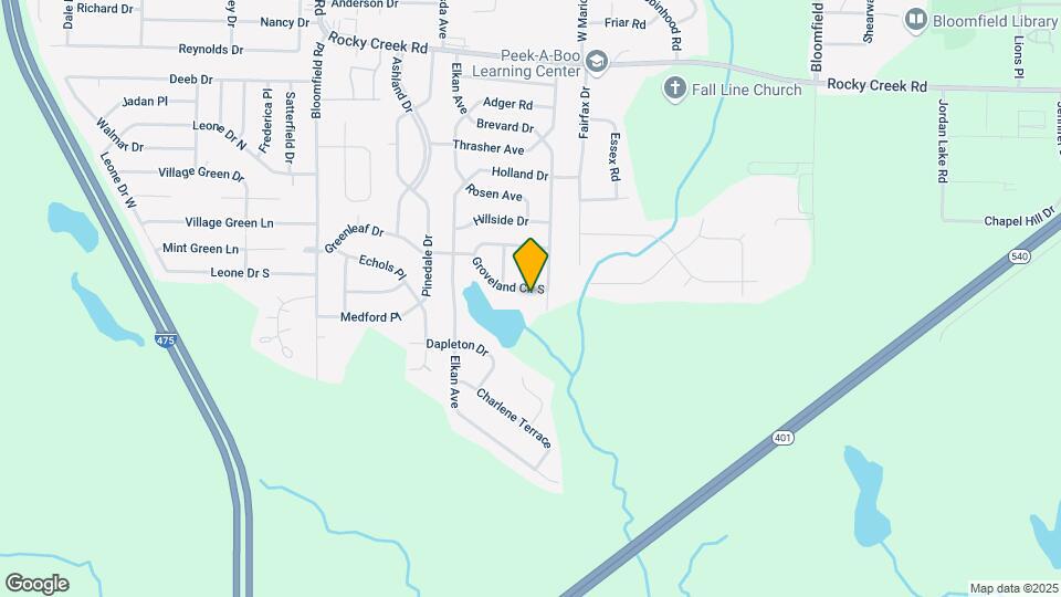 2408 Groveland Cir S Map and Location Details