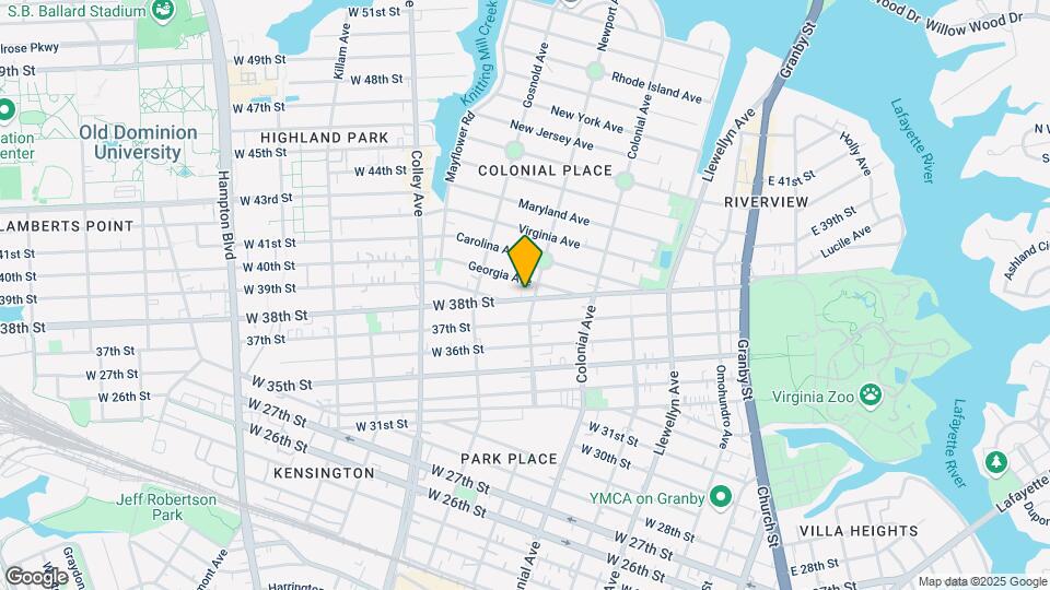 3901 Newport Ave Map and Location Details