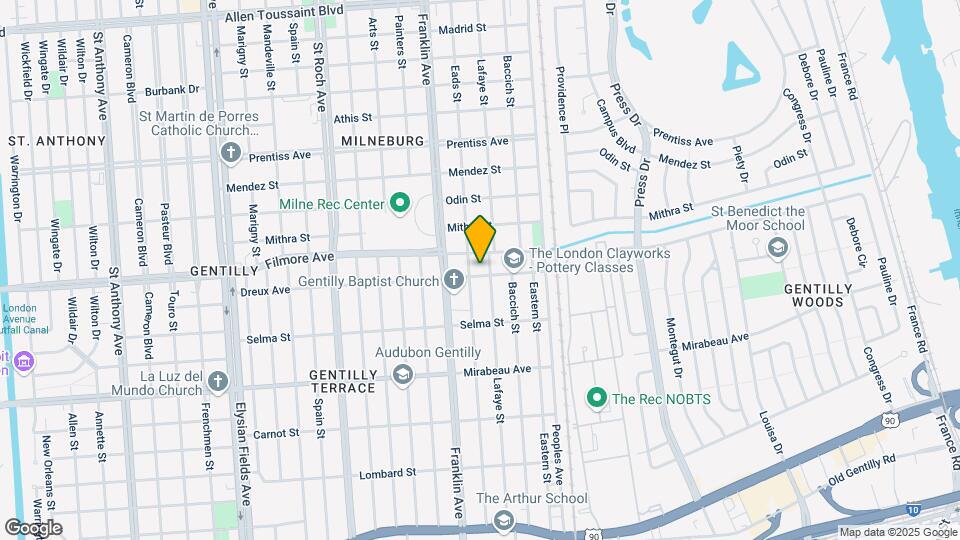 2639 Dreux Ave Map and Location Details
