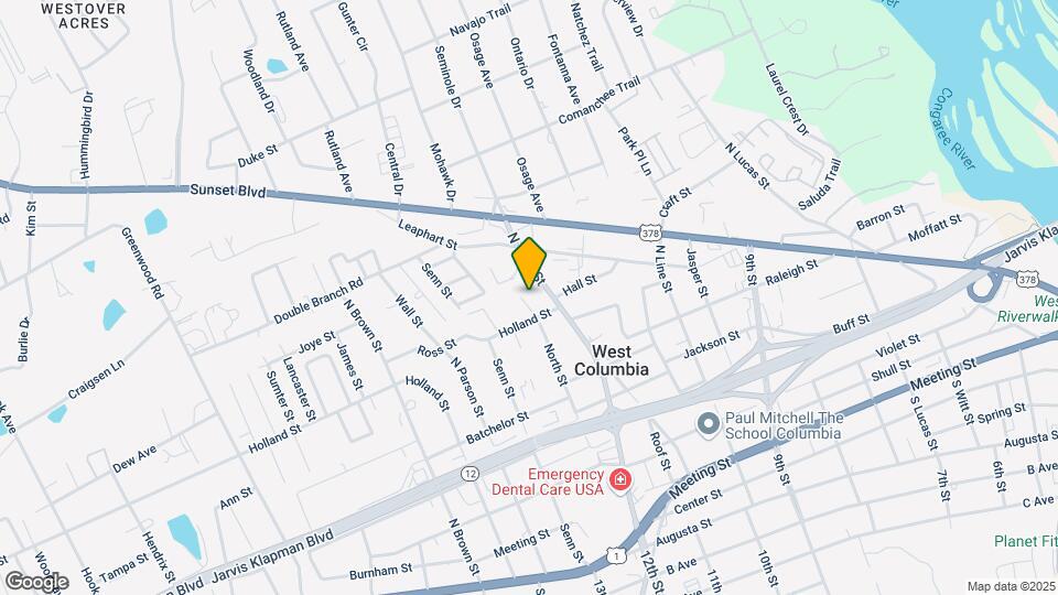 614 North St Mapa y Detalles de la Ubicación