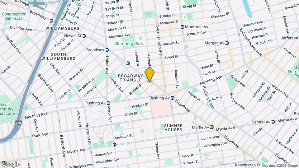 676 Broadway, Unit 1 Map and Location Details