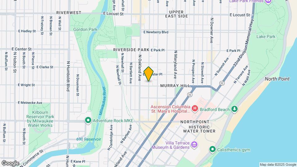 2509-2511-2511 N Cramer St Map and Location Details