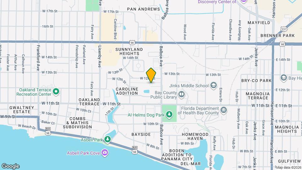 1018 W 12th St Map and Location Details