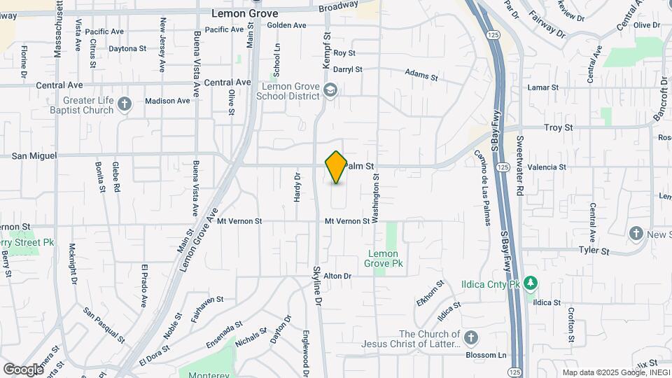 2545 Crestline Dr Map and Location Details
