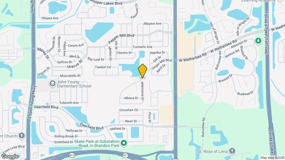 2348 Ginger Mill Blvd Map and Location Details