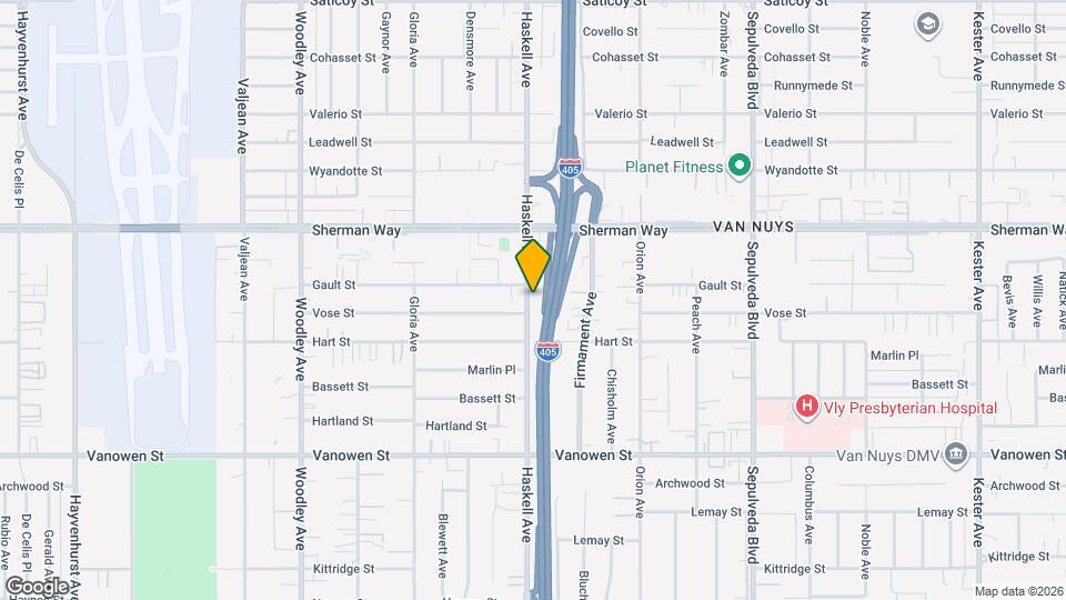 7040 Haskell Ave, Unit 311 Mapa y Detalles de la Ubicación