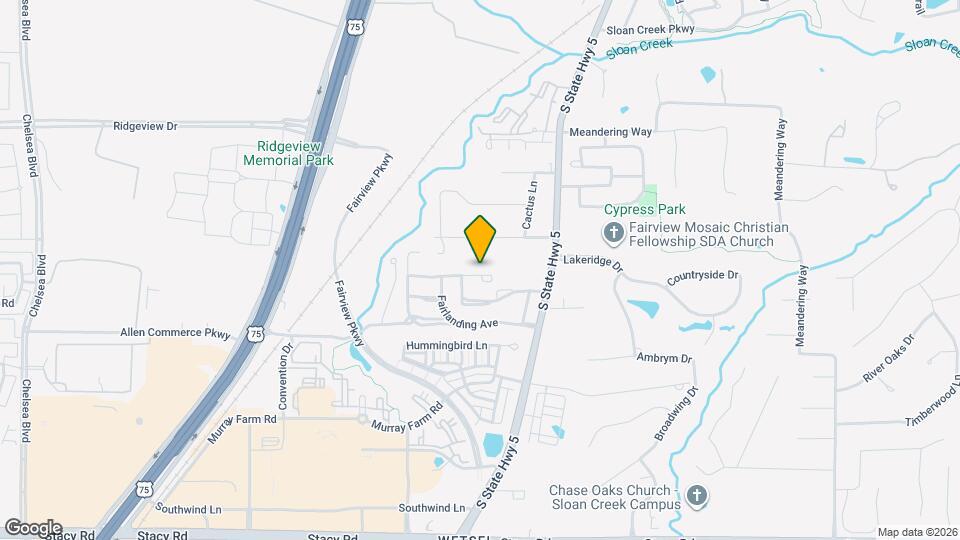 380 Spring Meadow Dr Map and Location Details