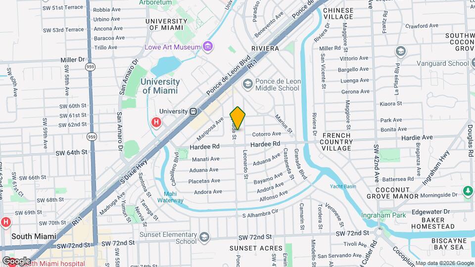 6011 Maynada St Map and Location Details