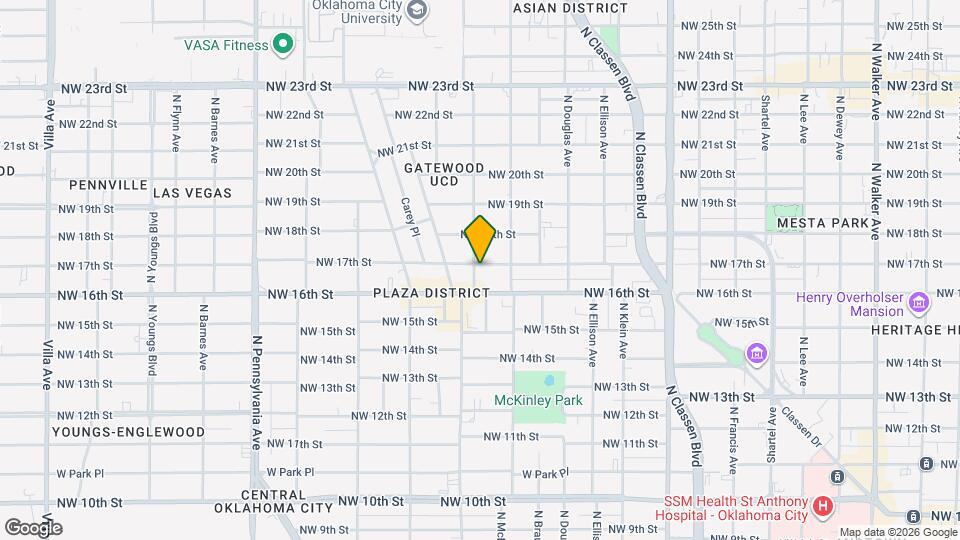 1630 NW 17th St Map and Location Details