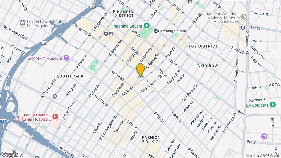 812 S Spring St Map and Location Details