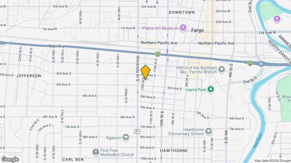 214 12th St S Map and Location Details