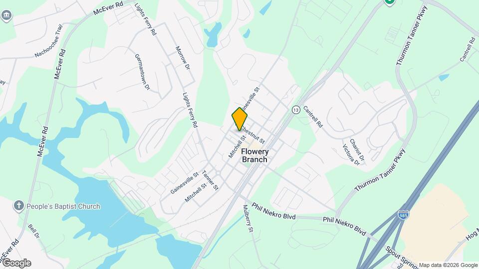 5608 W Pine St Map and Location Details