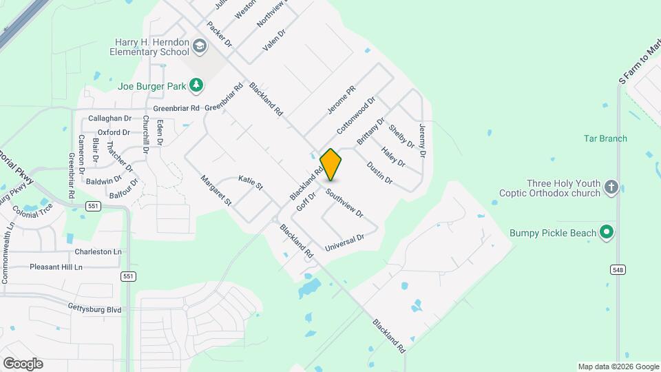 105 Southview Dr Map and Location Details