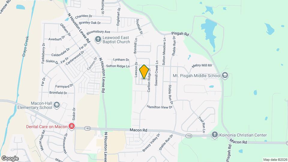 1480 Pemberton Ln Mapa y Detalles de la Ubicación