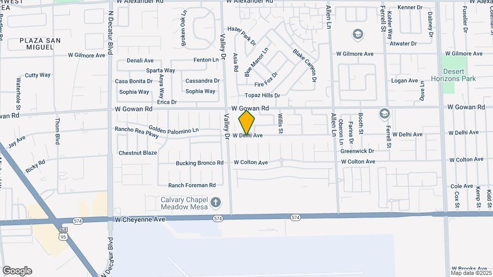4119 W Delhi Ave Map and Location Details