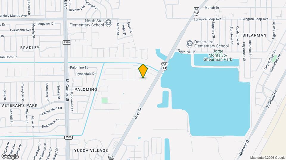 6166 Hidden Psge Ave Map and Location Details