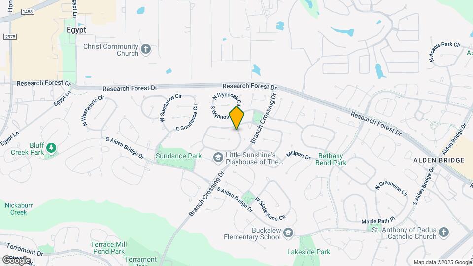 203 S Brooksedge Cir Map and Location Details