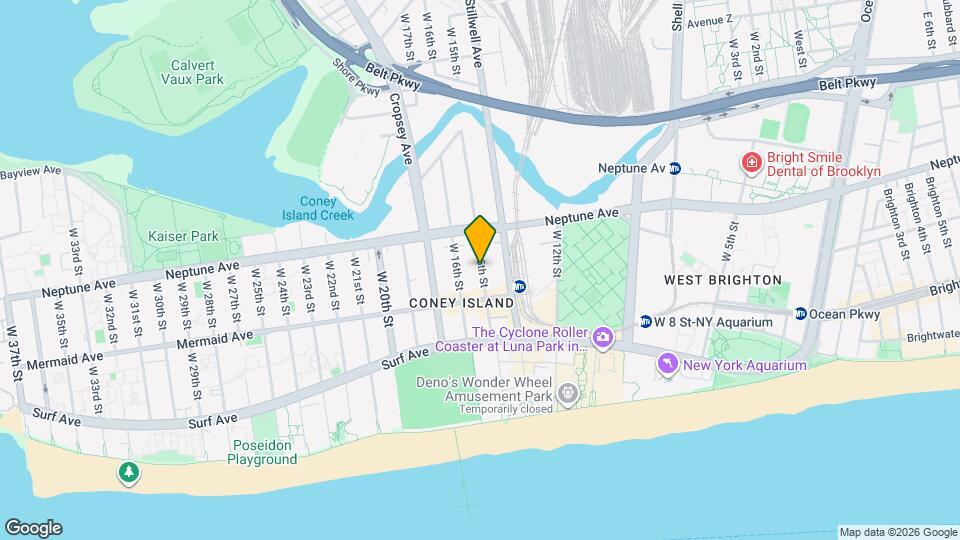 W 15th St, Unit 1Z Map and Location Details