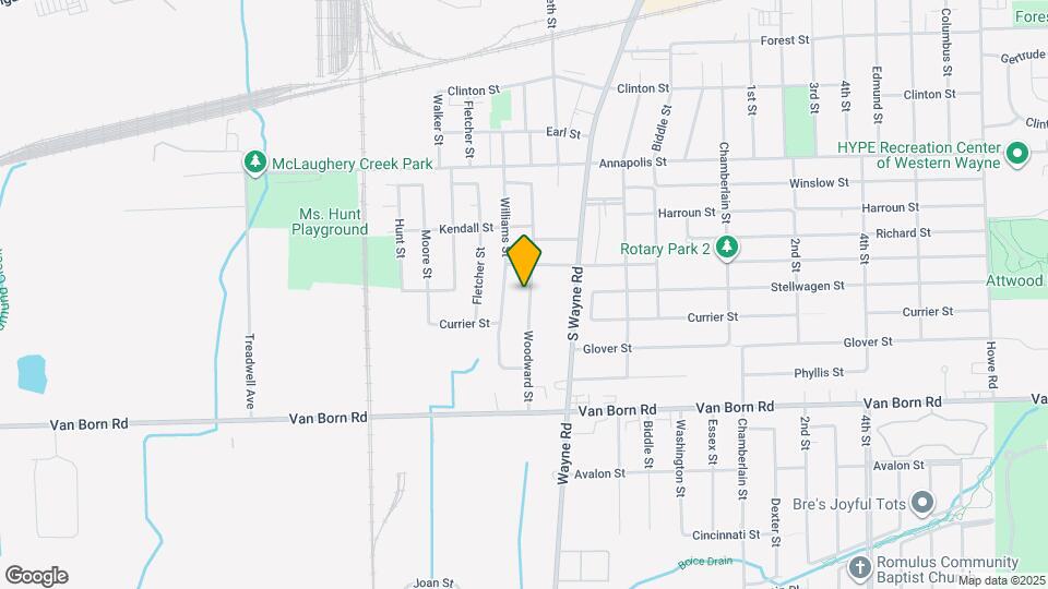 5304 Woodward St Map and Location Details