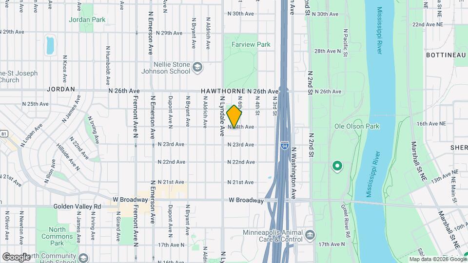 611 N 24th Ave Map and Location Details