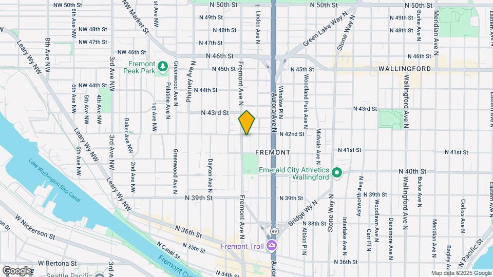4124 Fremont Ave N Map and Location Details