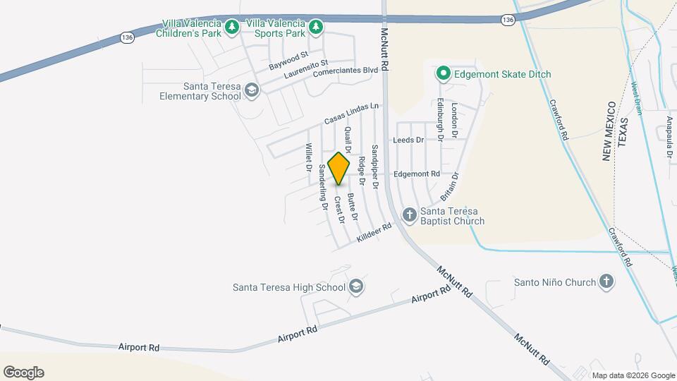 5793 Crest Dr Map and Location Details