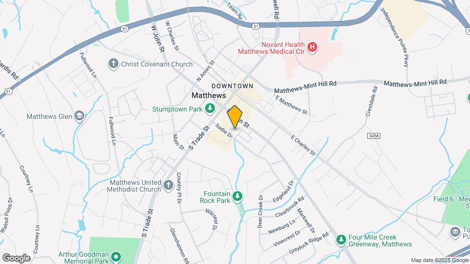 254 Park Square Pl Matthews NC Apartments and Nearby Matthews