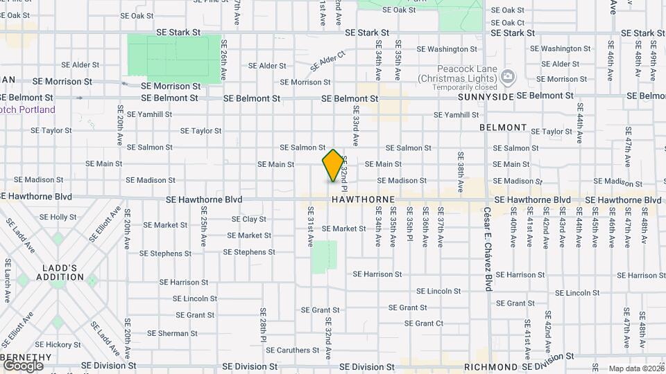 1402 SE 32nd Ave Map and Location Details