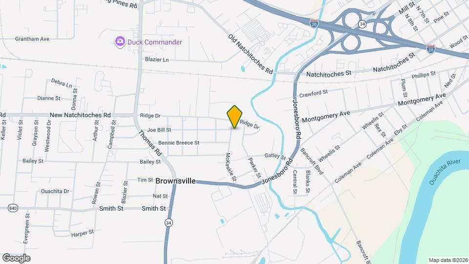 201 McKaskle St Map and Location Details