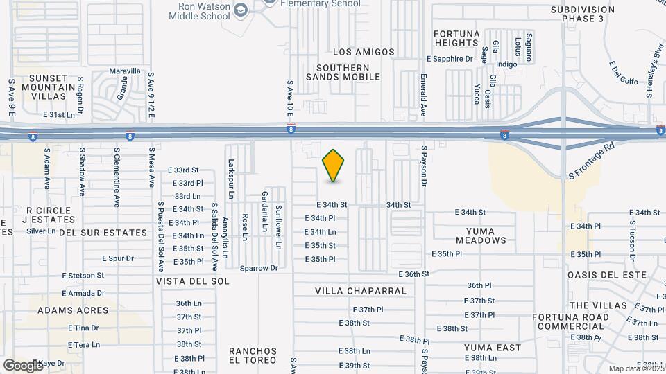 10227 E 33rd Pl Mapa y Detalles de la Ubicación
