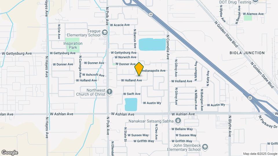 5228 W Holland Ave Map and Location Details
