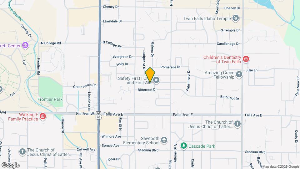 1636 Targhee Dr Map and Location Details