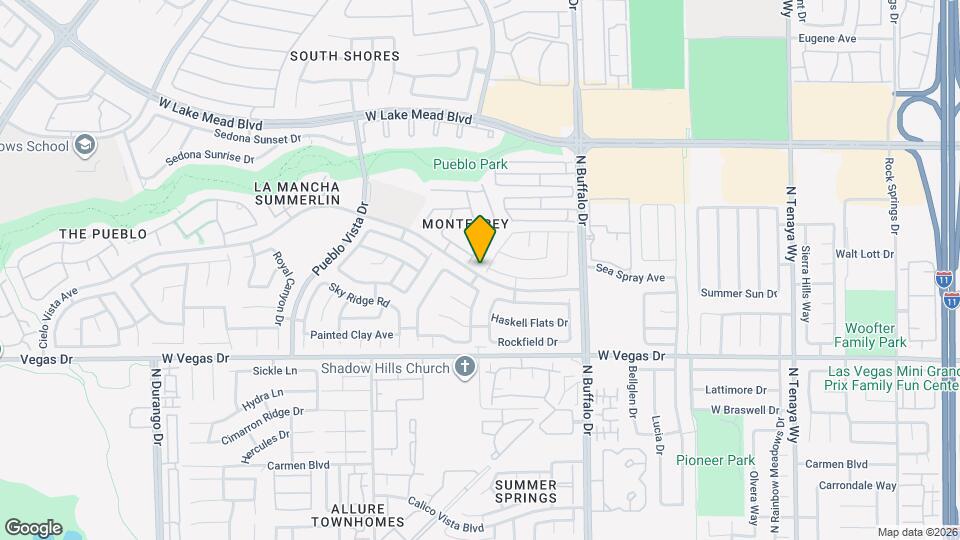 1701 Park Mesa Ln Map and Location Details