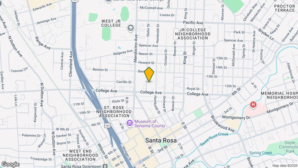 726 Slater St Map and Location Details