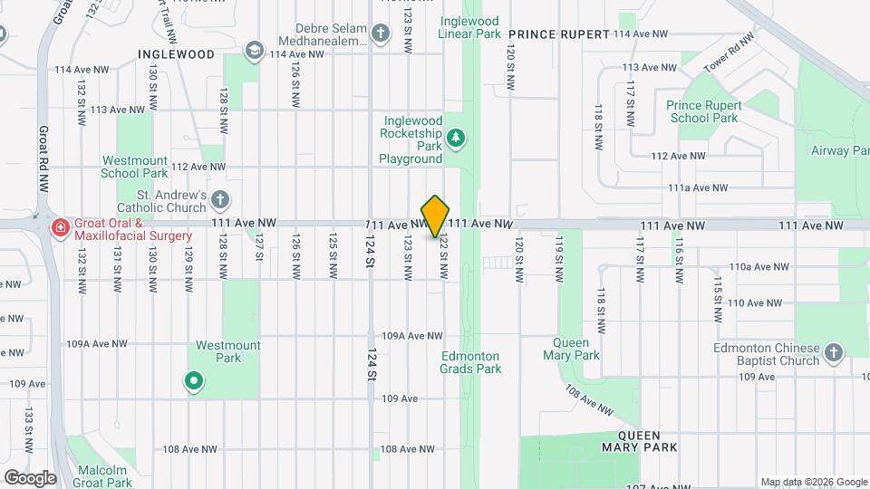 11036 122 St NW Map and Location Details