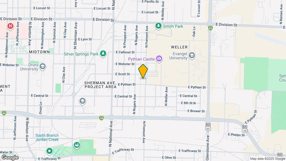 1011 N Fremont Ave Map and Location Details