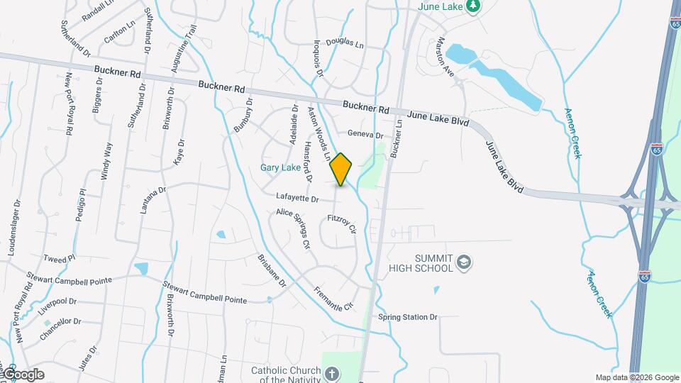 2784 Aston Woods Ln Mapa y Detalles de la Ubicación