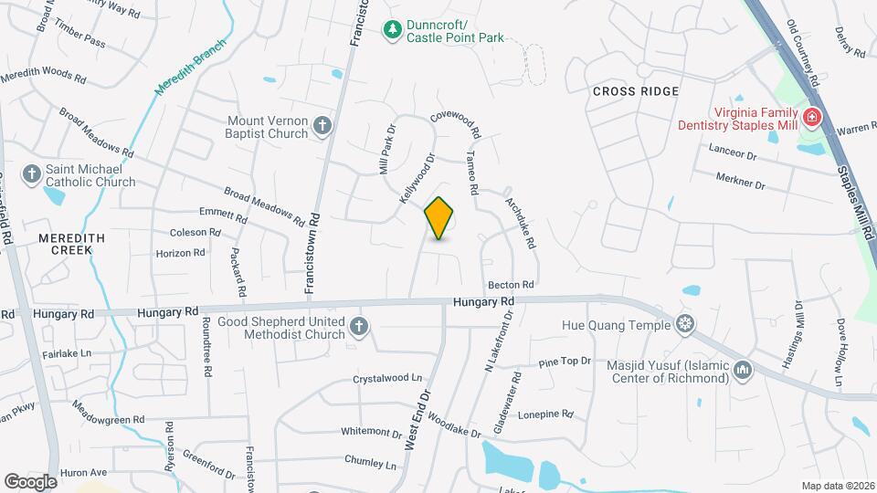 9008 Stonebrook Dr Map and Location Details