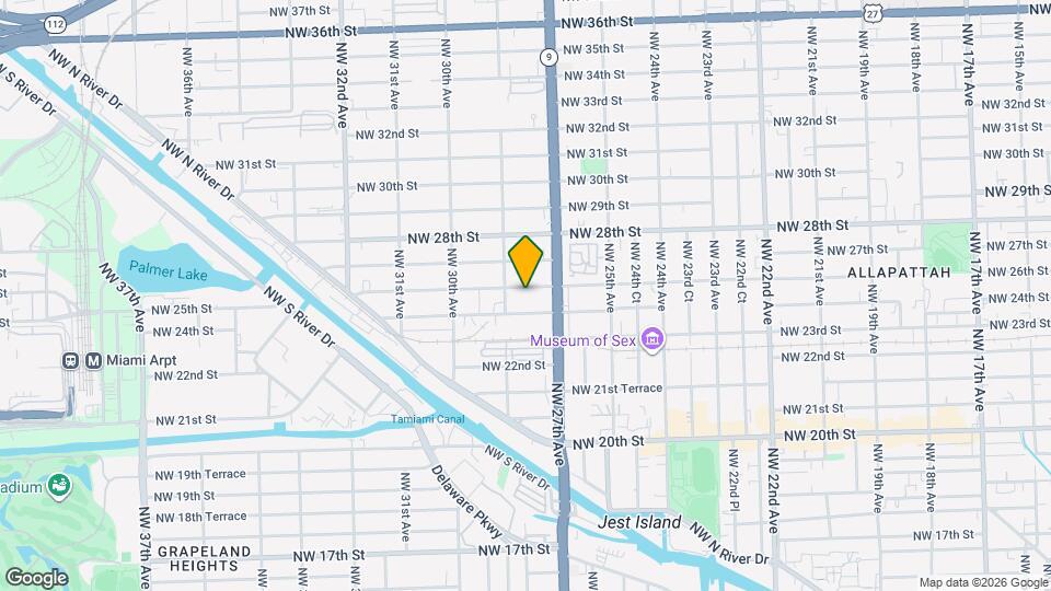 2754 NW 26th St Map and Location Details